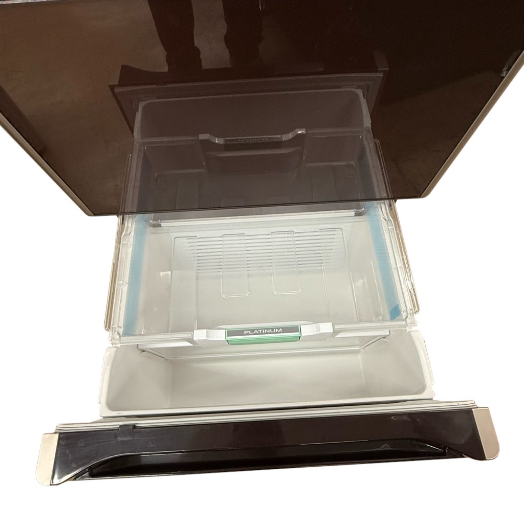 中古店舗近郊送料格安 日立 401L 5ドア冷蔵庫 R-S4200F-XT 2016年製 