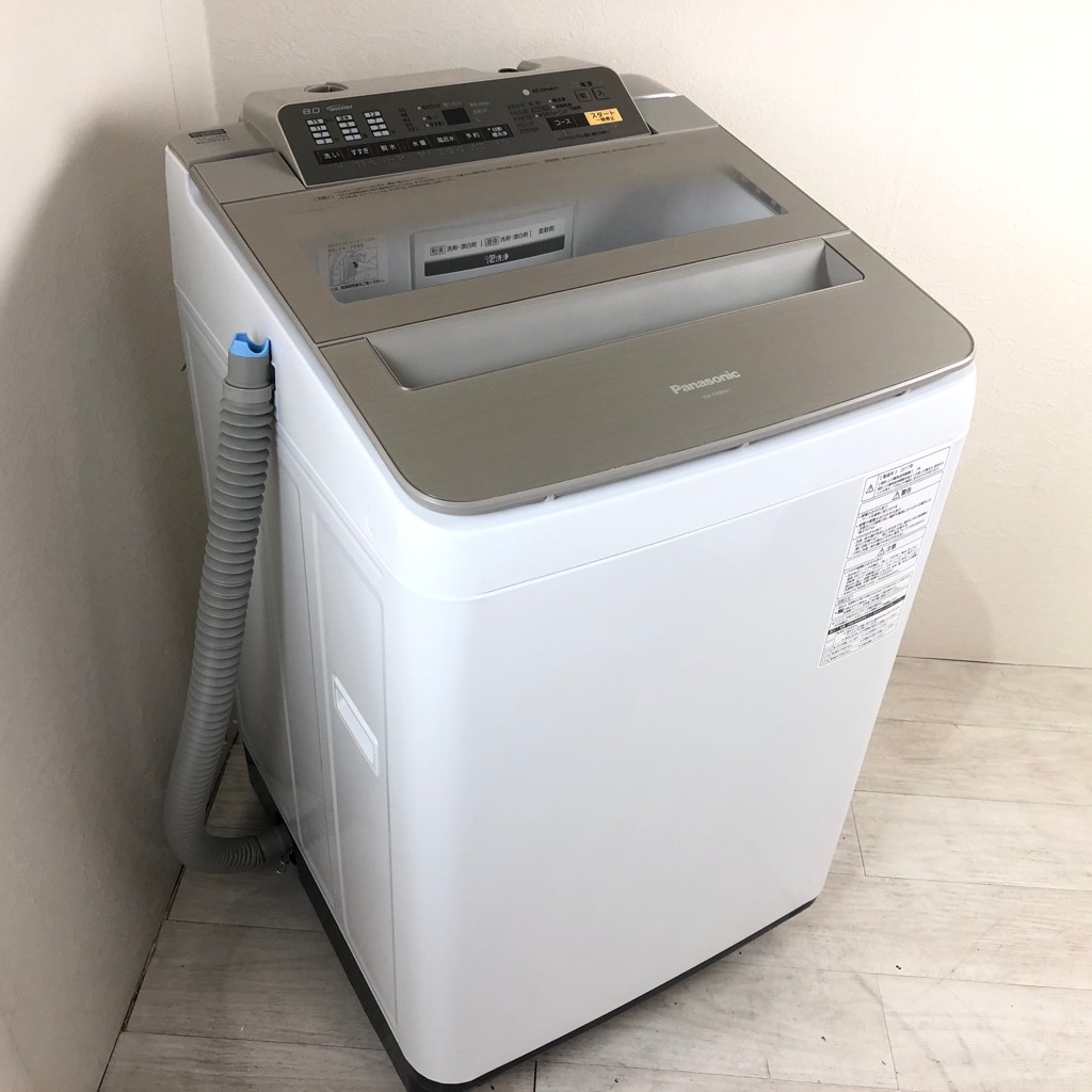 USED【Panasonic】全自動洗濯機 2017年製品 8.0kg