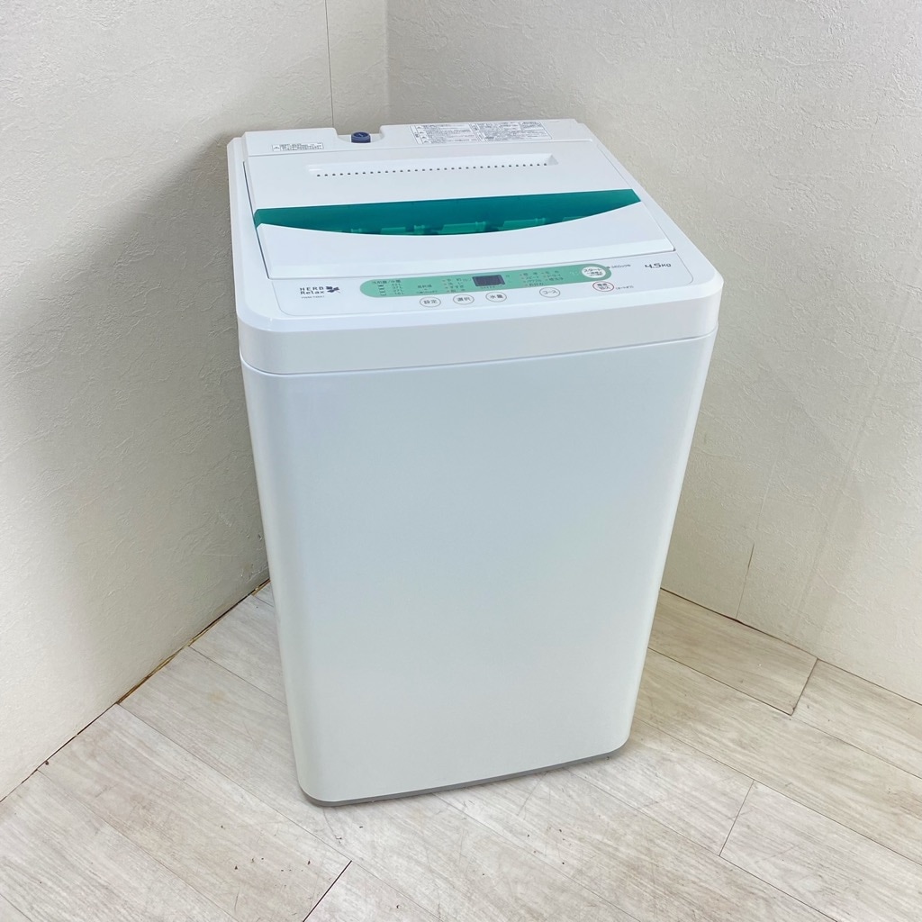 中古 洗濯機 4.5kg ヤマダ電機 YWM-T45A1 2019年製造 全自動 槽洗浄機能 一人暮らし 単身用 6ヶ月保証付き-COSMO  SPACE online