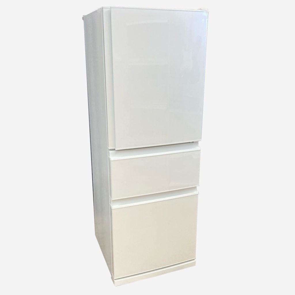 中古高年式 近郊送料格安 330L 3ドア冷蔵庫 三菱 MR-C33G-W 2022年製