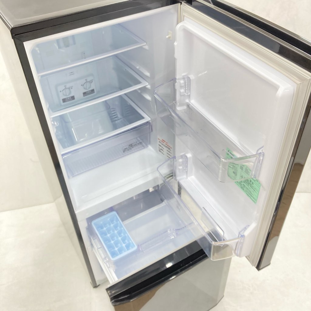 中古 冷蔵庫 三菱 自動霜取りファン式 146L 2ドア MR-P15C-B 2018年製 高年式 サファイアブラック 6ヶ月保証付き 中古 冷蔵庫 三菱 自動霜取りファン式 146L 2ドア MR-P15C-B 2018年製