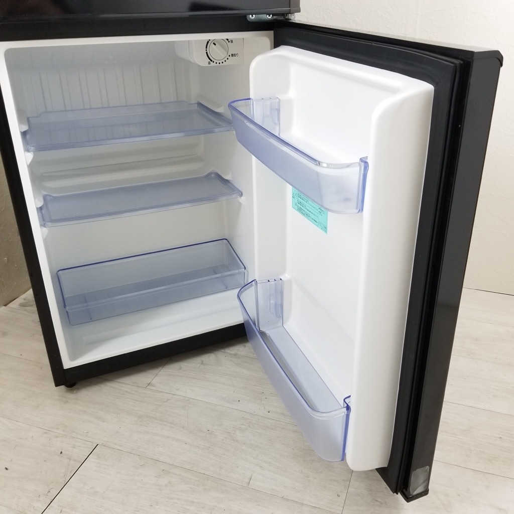 【動作確認済・送料込・本体代1000円】ハイアール冷蔵庫　JR-N106E 6ヶ月保証付 2ドア冷蔵庫 90L ハイアール JR-N106E-K 2012年