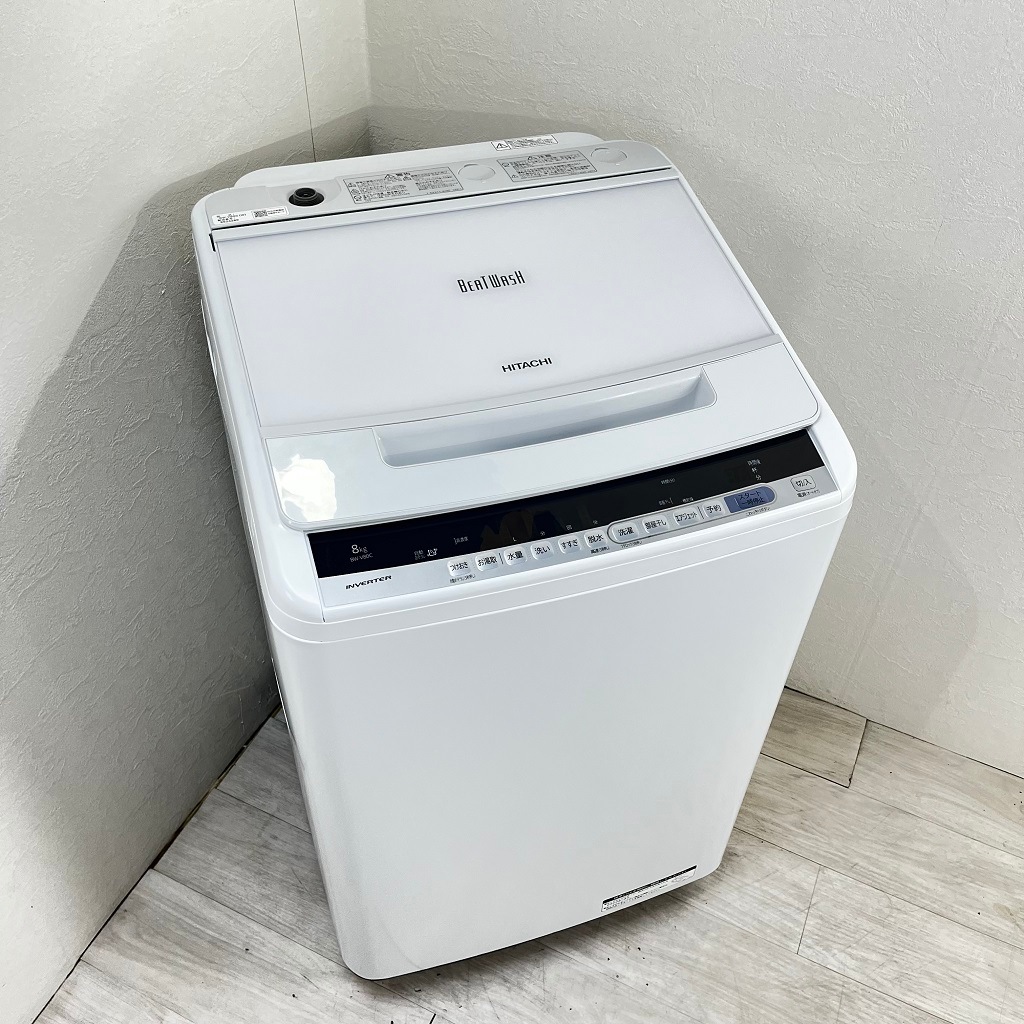 ��� 8.0kg ����ư������ �ӡ��ȥ����å��� ��Ω BW-V80C �ۥ磻�� �ޤȤ����� 2019ǯ��¤ 6�����ݾ��դ�