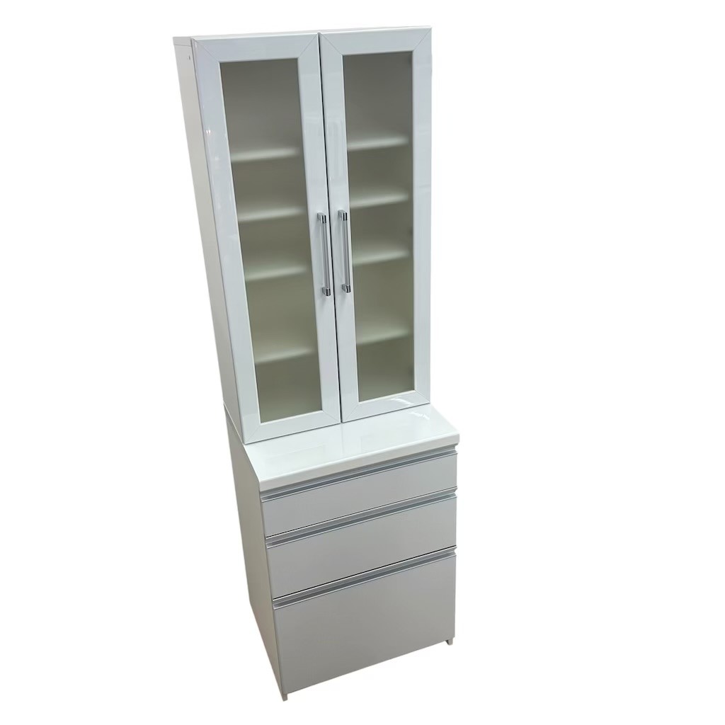 ��Ŷ�������ʰ� �ѥ⥦�� ����ê ���å���ܡ��� ���åץܡ��� �ۥ磻�� WH ���饹�� ��80cm�߱�42cm�߹�201cm