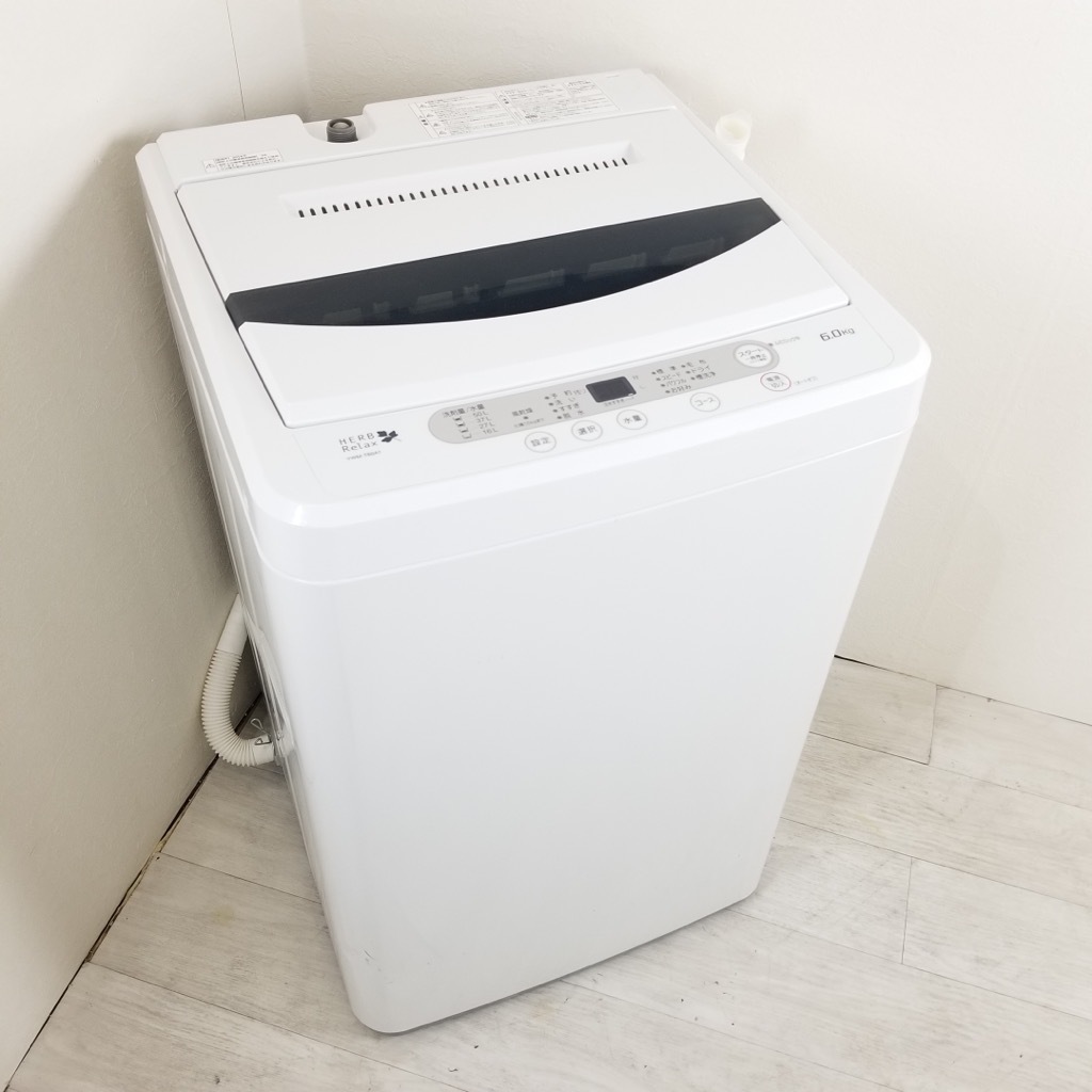 中古 全自動洗濯機 ヤマダ電機 6.0kg YWM-T60A1 2014年製造 一人暮らし
