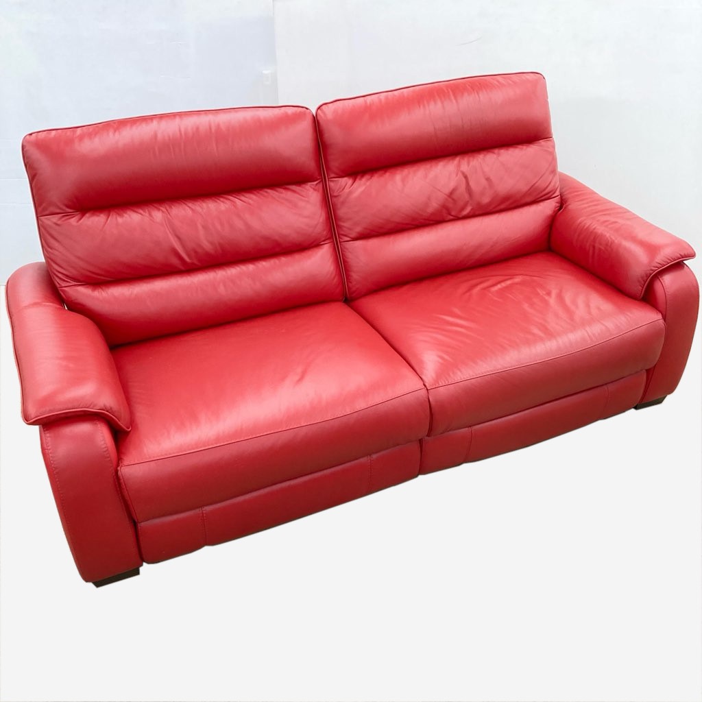 みちみち　ニトリ　ロゾ　ソファー　赤　レッド　中古　直接取引可（静岡県） みちみち ニトリ ロゾ ソファー 赤 レッド 中古 直接取引可（静岡県