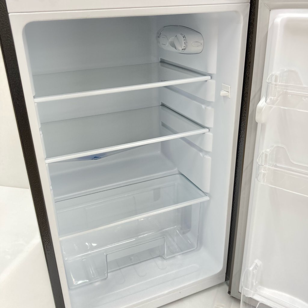 中古 118L 2ドア冷蔵庫 maxzen マクスゼン JR118ML01GM 2021年製 