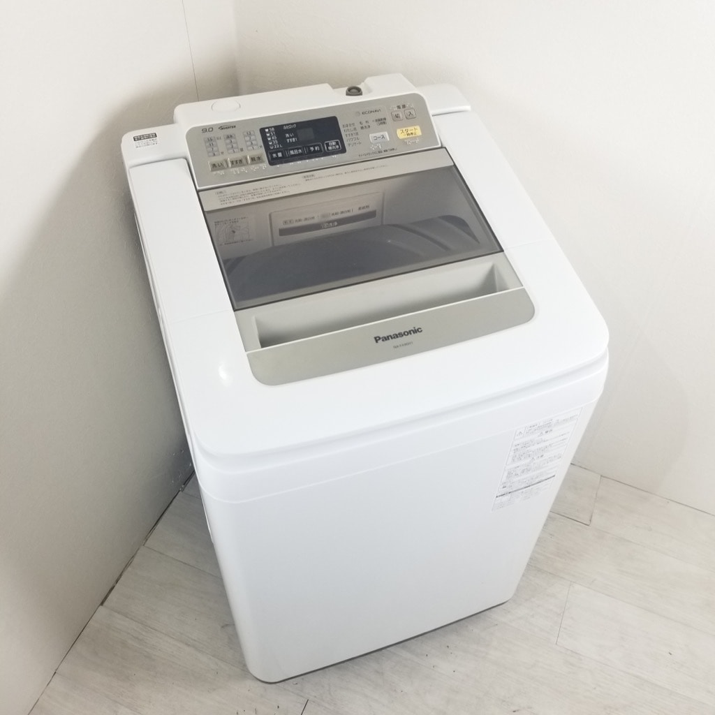 中古 9.0kg 全自動洗濯機 パナソニック NA-FA90H1 2014年製 即効
