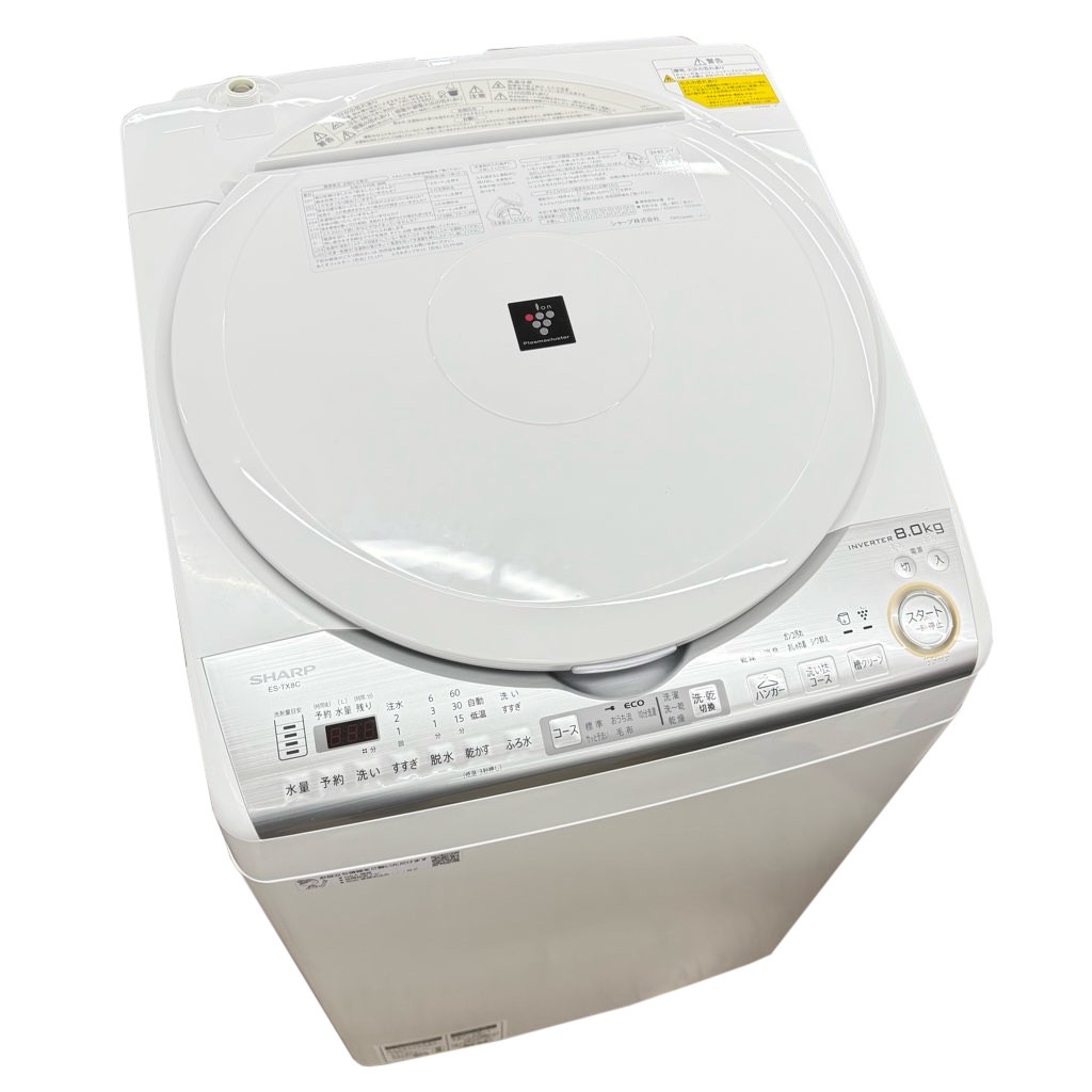 ���Ź�޶�������ʰ� ����8.0kg ����4.5kg �ķ��������絡 ���㡼�� ES-TX8C-W 2018ǯ��¤ �ۥ磻�� 6�����ݾ��դ�
