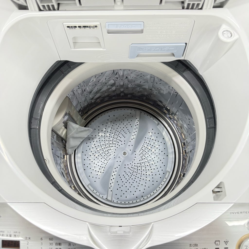 ���Ź�޶�������ʰ� ����8.0kg ����4.5kg �ķ��������絡 ���㡼�� ES-TX8C-W 2018ǯ��¤ �ۥ磻�� 6�����ݾ��դ�