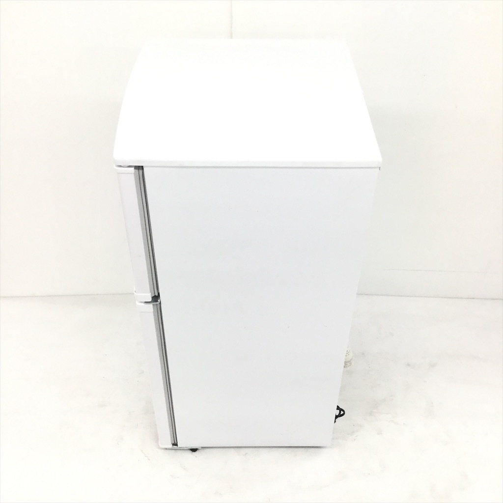 中古 山善 YAMAZEN 86L 直冷式 小型 2ドア冷凍庫 YFRB-90-W ホワイト 