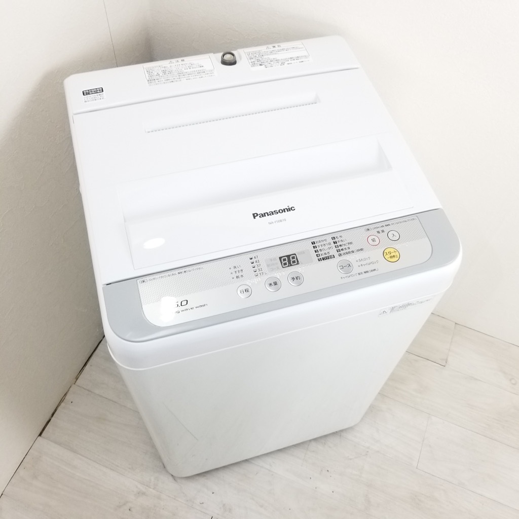 中古 洗濯機 送風乾燥 パナソニック 5.0kg NA-F50B10 2017年製 全自動 