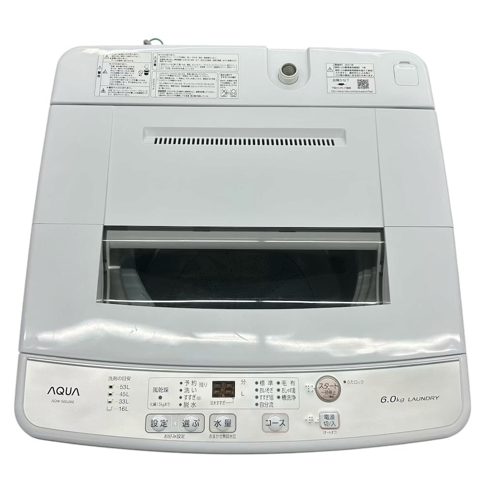 ��ť����� 6.0kg ����ư������ AQW-S60J 2021ǯ�� �������� �����餷 ñ����