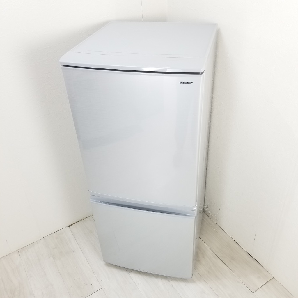 SHARP 137L 冷凍冷蔵庫 SJ-D14D-S 2018年製 中古
