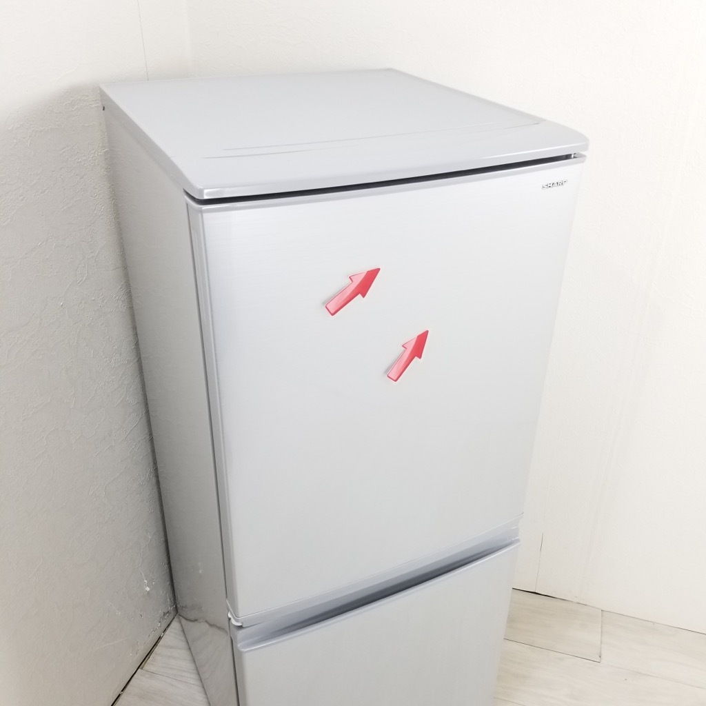 2018年製】SHARP 冷蔵庫 SJ-D14D-S 137L