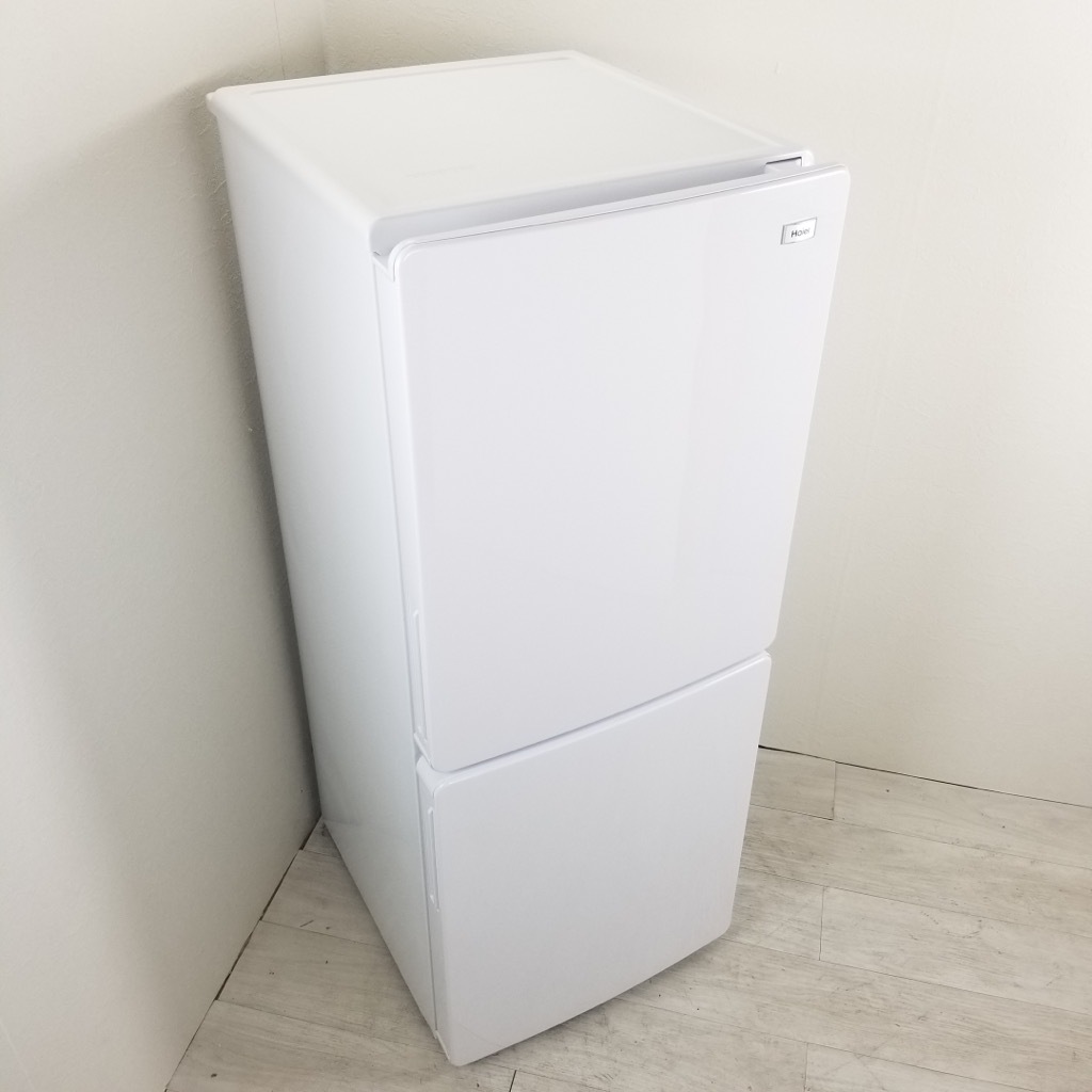中古 148L 2ドア冷蔵庫 ハイアール アクア 2017年製 ホワイト 自動 