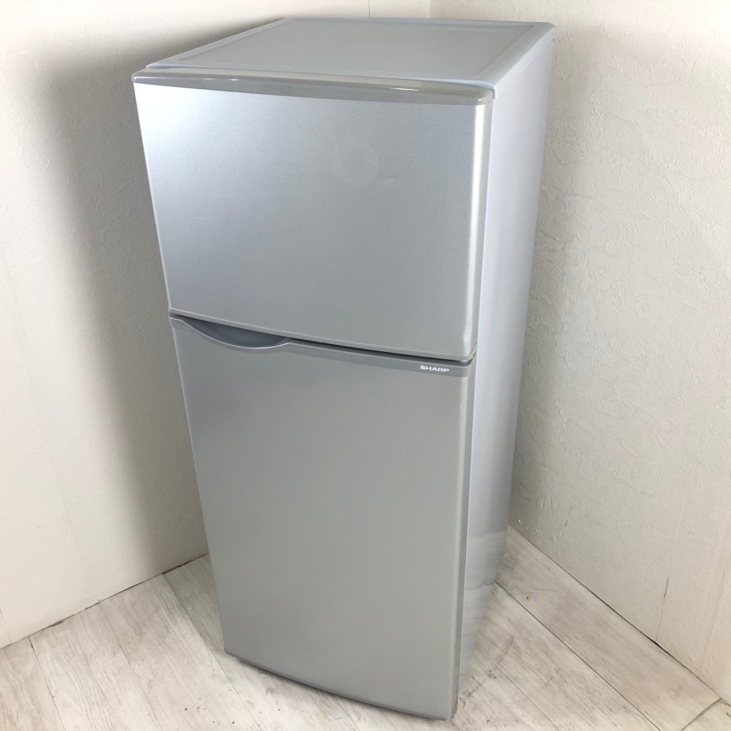 中古 2ドア冷蔵庫 シャープ 118L SJ-H12Y-S 2015年製 ワンルームに最適 