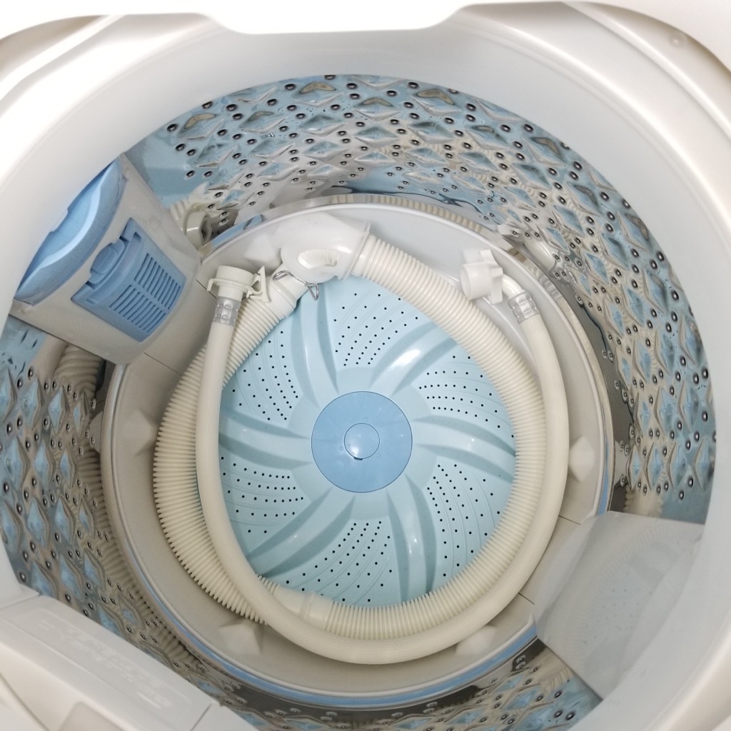 中古 洗濯機 東芝 5.0kg AW-5G5 2016年製 パワフル浸透洗浄 ホワイト
