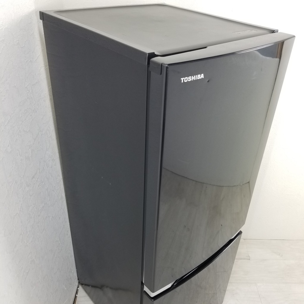 中古 高年式 東芝 153L 2ドア冷蔵庫 自動霜取りファン式 GR-M15BS-K