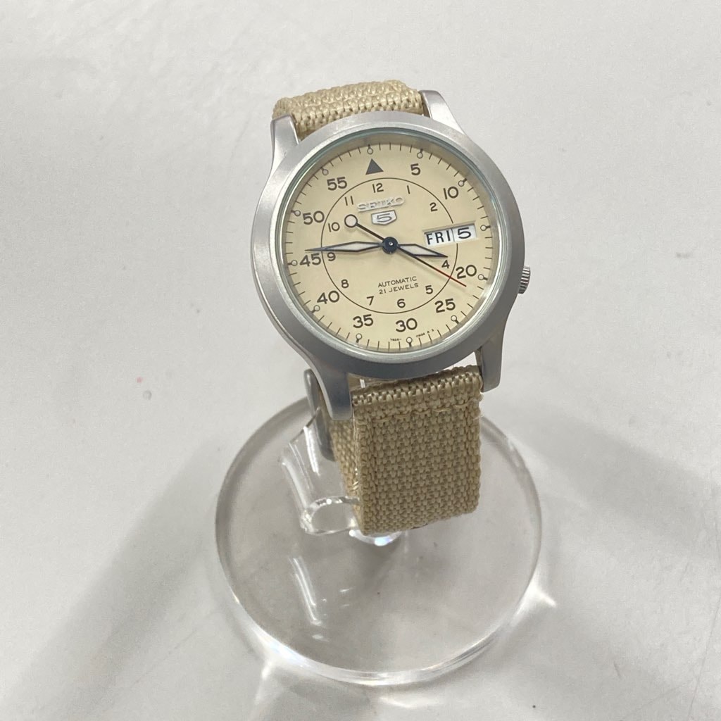 SEIKO 5 腕時計 ファイブ ミリタリー 裏スケ 7S26-02J0 Seiko 5