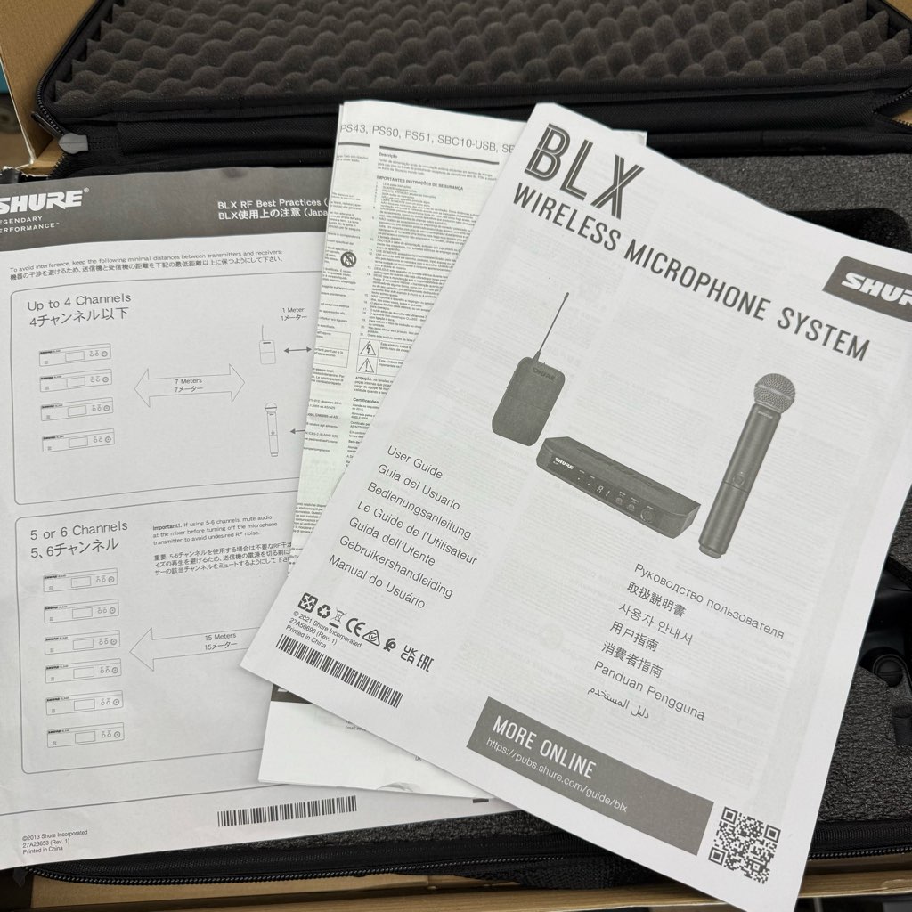  SHURE 磻쥹ƥ ϥɥإɥޥ BLX24HJ/SM58