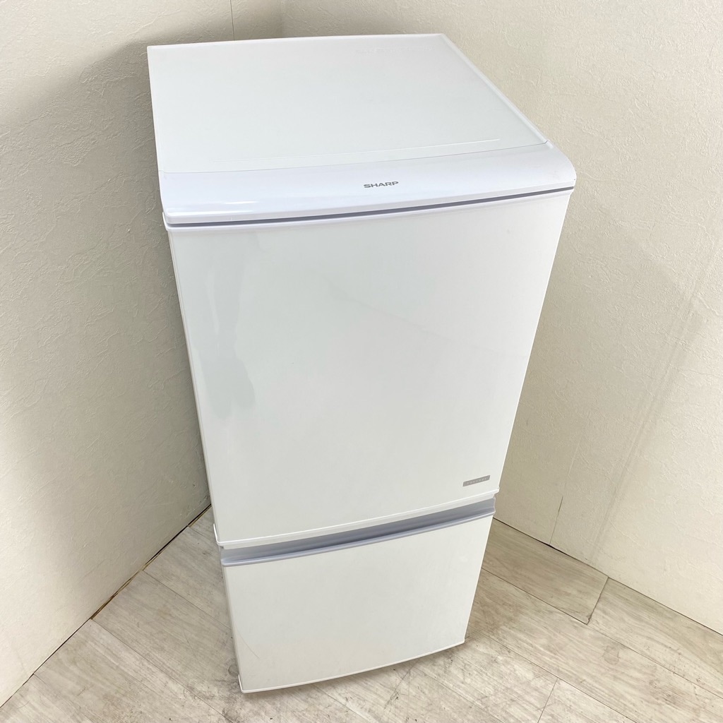 SHARP シャープ 冷蔵庫 SJ-D14C-W 2017年製 137L
