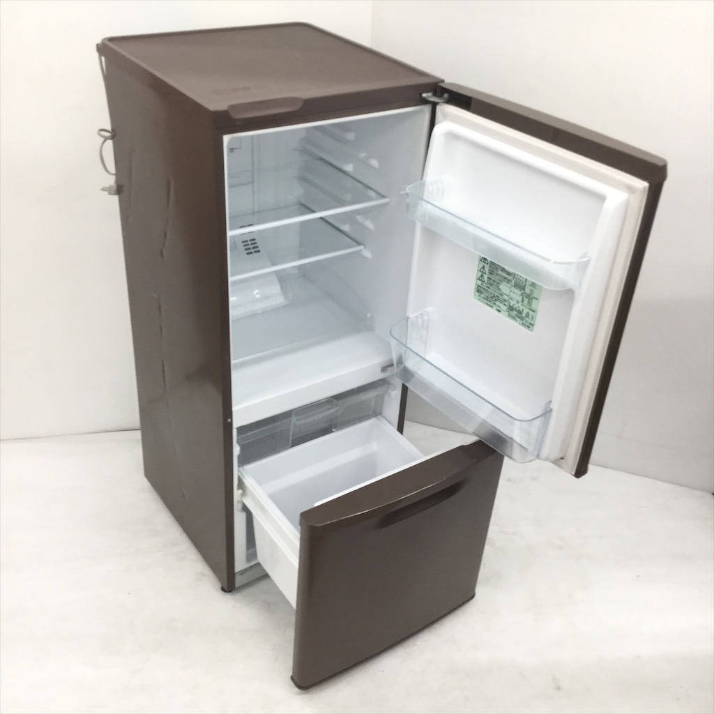中古 人気 138L 2ドア冷蔵庫 NR-B148W-T 2015年製 人気のブラウン