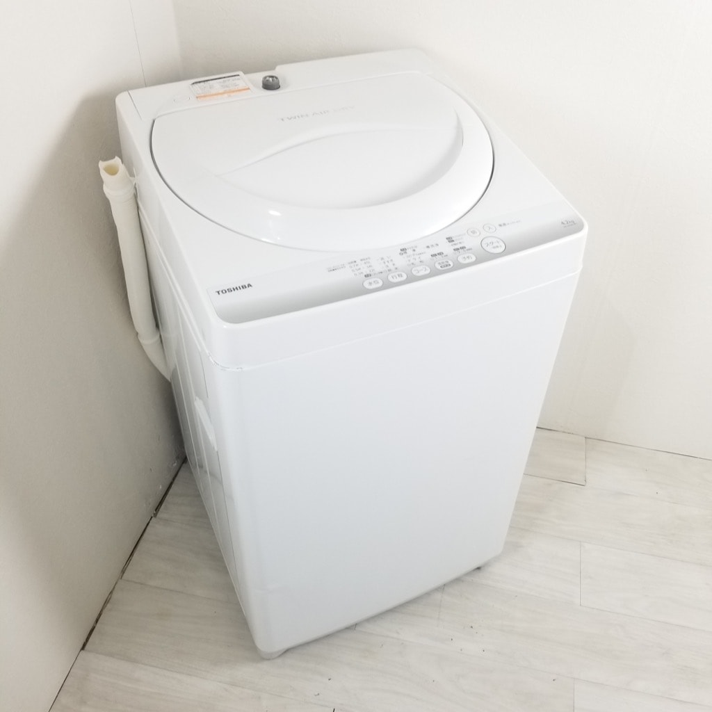 中古 洗濯機 4.2kg 東芝 AW-42SM-W 2013年製 パワフル浸透洗浄