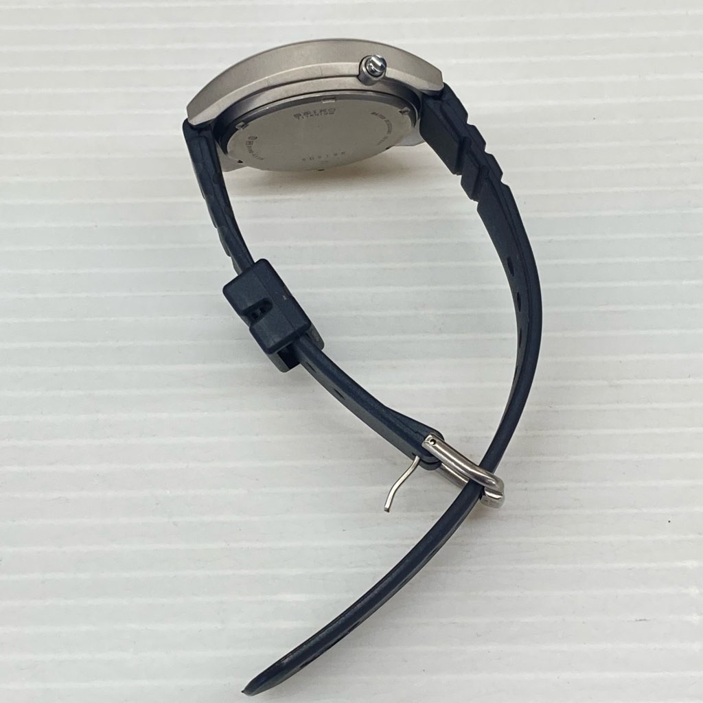 中古 SEIKO TITANIUM H711-0A10 ブルーグリーン系 ベゼル径約40mm アナデジ