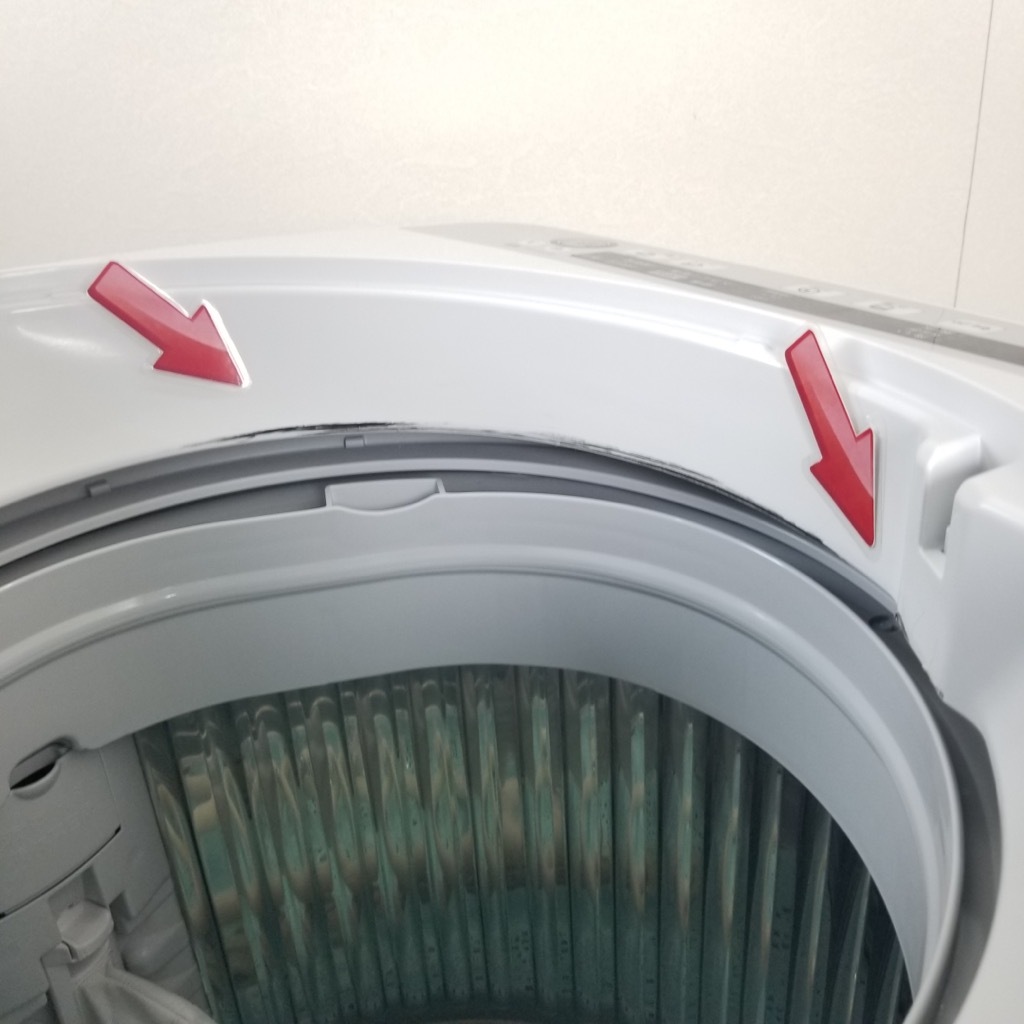 中古 5.5kg 全自動洗濯機 風乾燥 シャープ ES-GE55P-A ブルー系 2015年