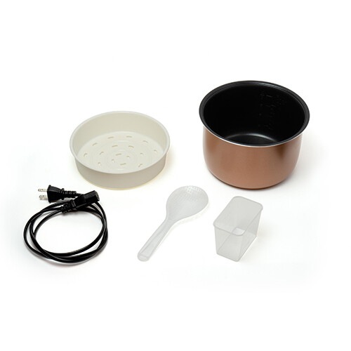 9種の調理メニュー 多機能4合炊き炊飯器 ホワイト or ブラック