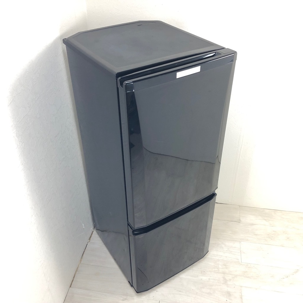 本州玄関前★美品 中古★三菱 146L 冷蔵庫 【MR-P15T-B】 本州玄関前☆美品 中古☆三菱 146L 冷蔵庫 【MR-P15T-B】