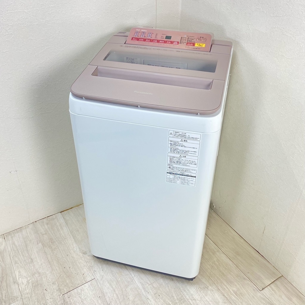 中古 状態良好 7.0kg 簡易乾燥機能付 全自動洗濯機 パナソニック
