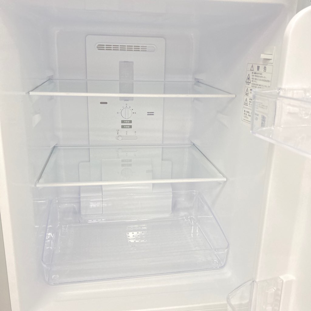 中古 152L つけかえどっちもドア 2ドア冷蔵庫 シャープ SJ-D15G-S 2021  