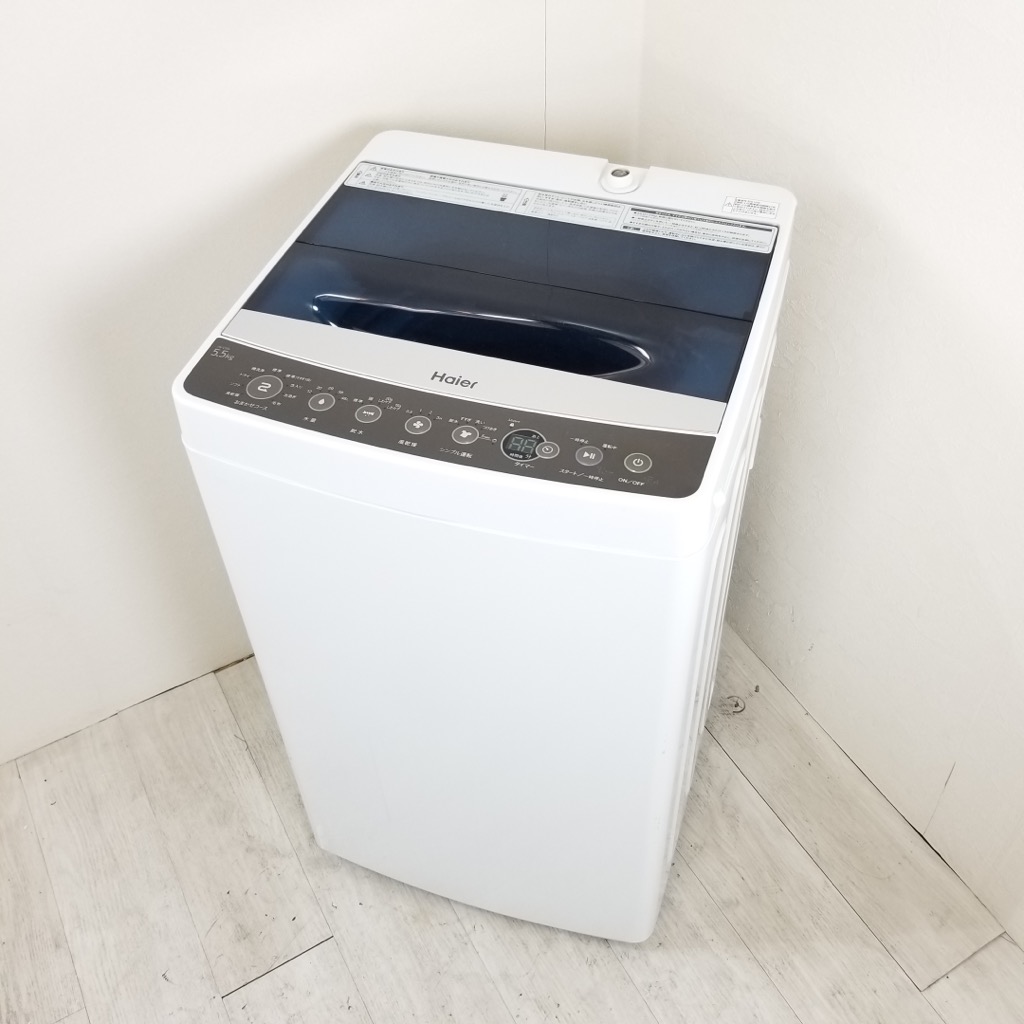 【送料無料・設置無料サービス有り】洗濯機 2018年製 Haier JW-C55A 中古 Haier 5.5kg 全自動洗濯機 JW-C55A 2018年製 中古