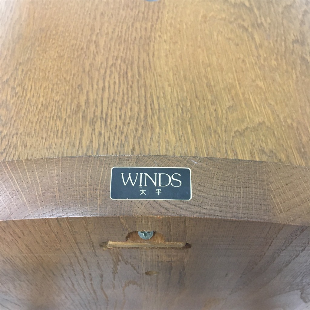 中古 Winds太平 オーク材 ダイニングチェア チャーチチェア 教会椅子