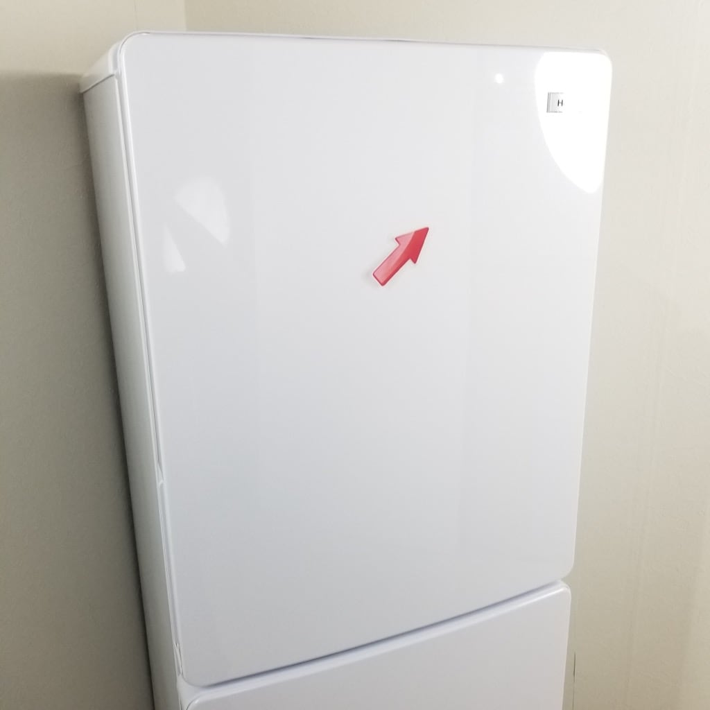 中古 148L 2ドア冷蔵庫 ハイアール JR-NF148A-W ホワイト 右開き