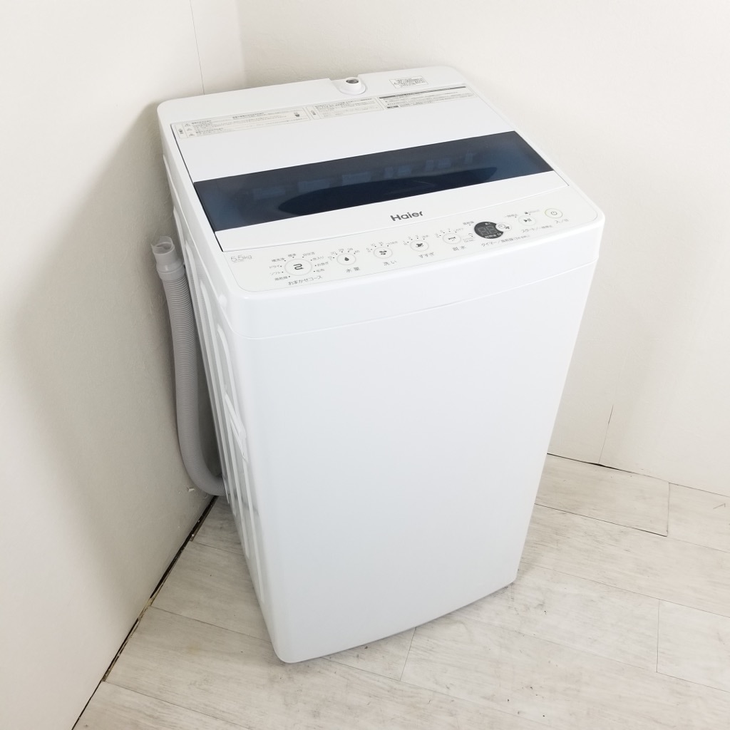 ★2018★美品★Haier 5.5kg洗濯機【JW-C55A-W】ATCN沖縄島への運搬はできません