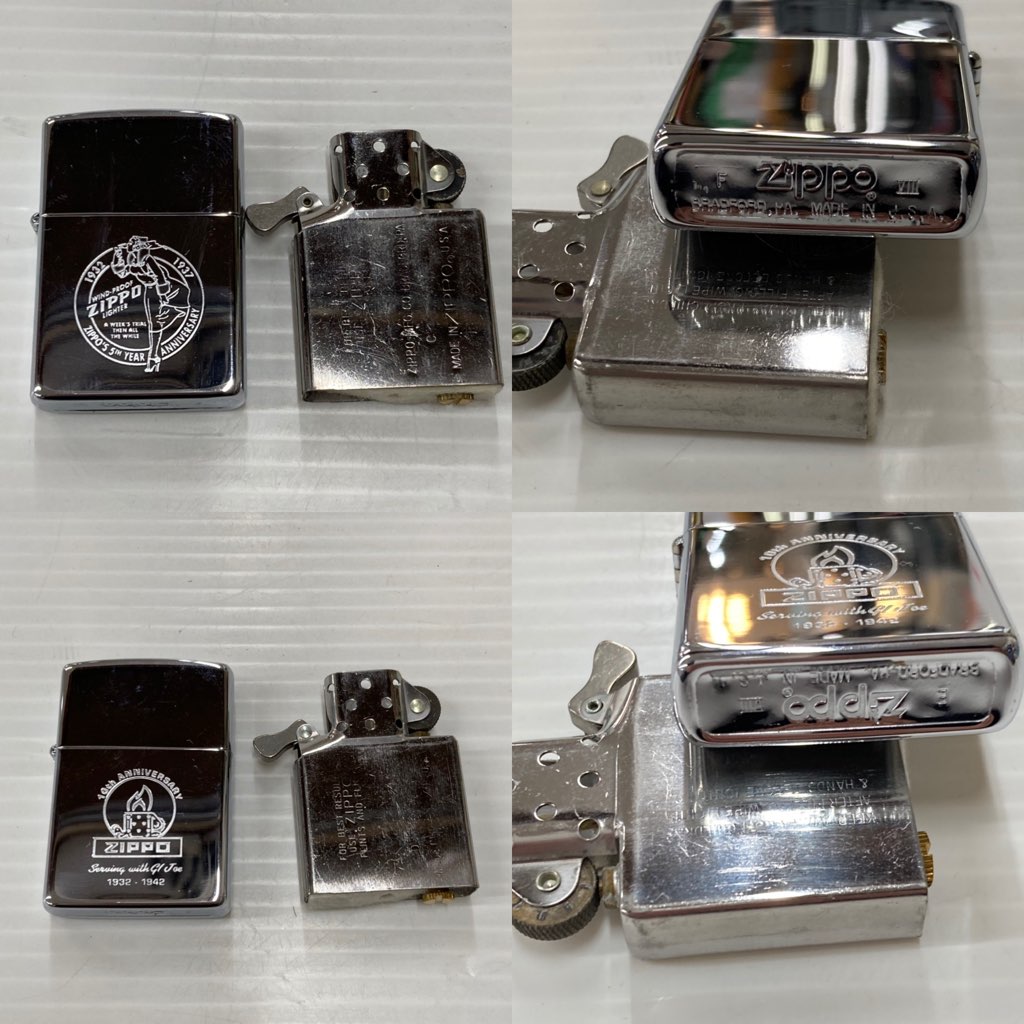 Zippo 60th Anniversary ライター　1992年 ZIPPO (ジッポ) ZIPPO 60周年アニバーサリー 1992年 ケース付