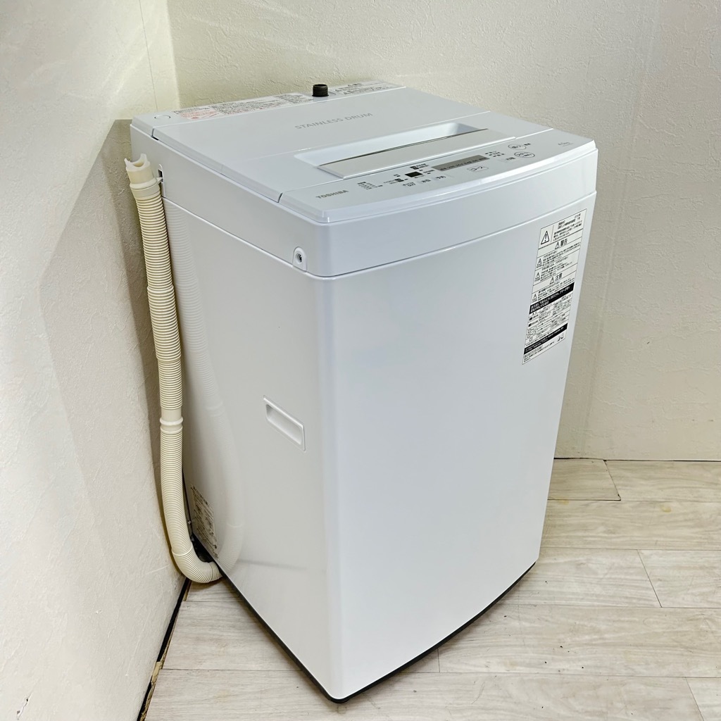 2018年製 TOSHIBA 東芝 4.5kg洗濯機 AW-45M5