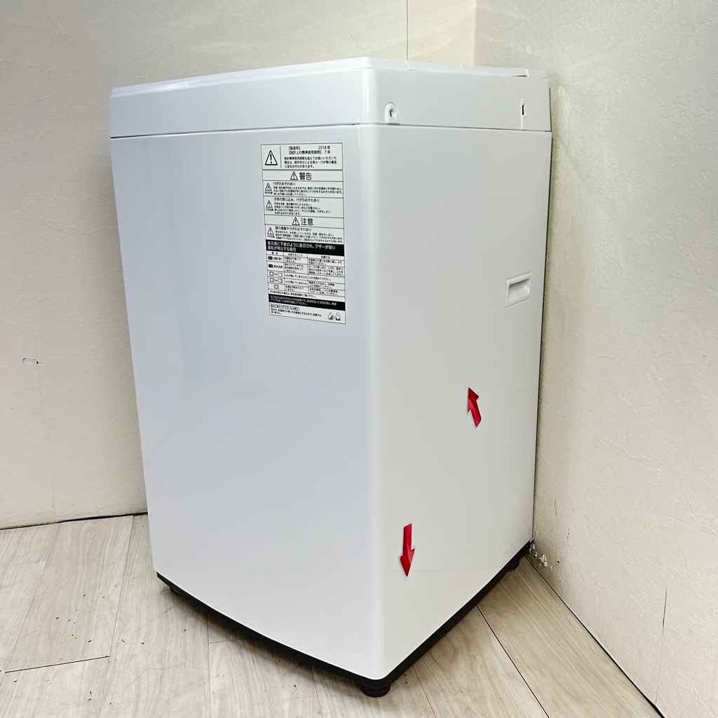 中古 4.5kg 全自動洗濯機 東芝 ピュアホワイト AW-45M5 2018年製 中古 4.5kg 全自動洗濯機 東芝 ピュアホワイト AW-45M5 2018年製