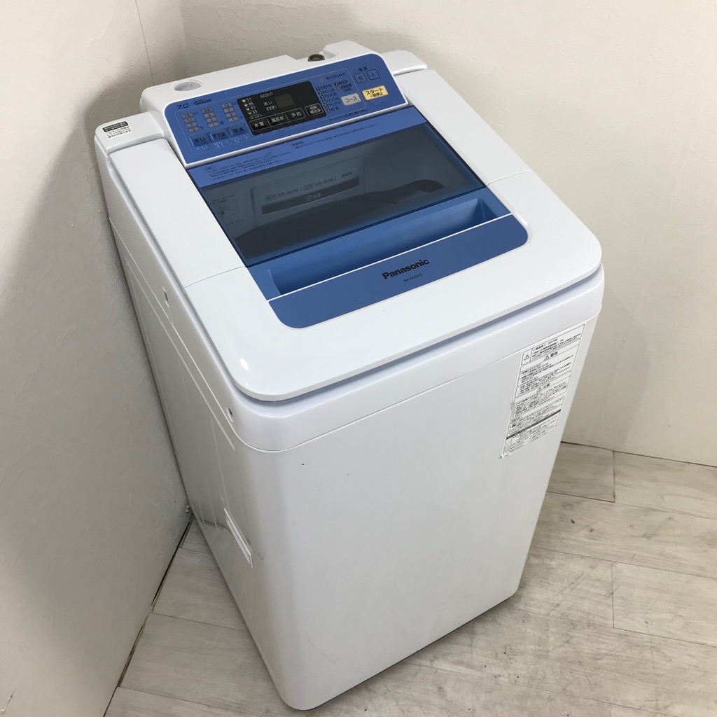 洗濯機 パナソニック 大容量7キロ 送風乾燥 エコナビ