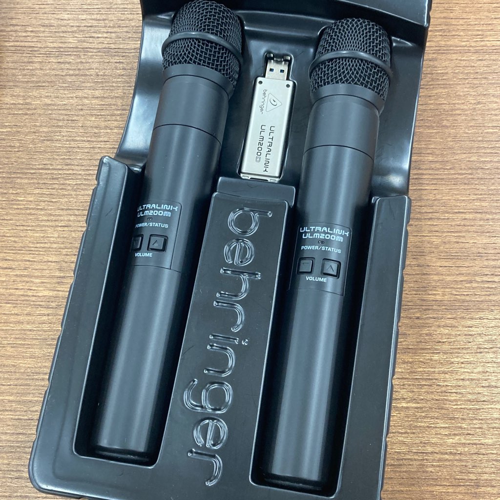 中古 Behringer ベリンガー ハンドヘルド ワイヤレスマイク ULM202USB