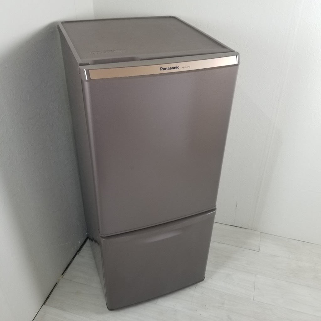 中古 人気 2ドア冷蔵庫 ブラウン 自動霜取りファン式 パナソニック 138l Nr B148w T 16年製 6ヶ月保証付き