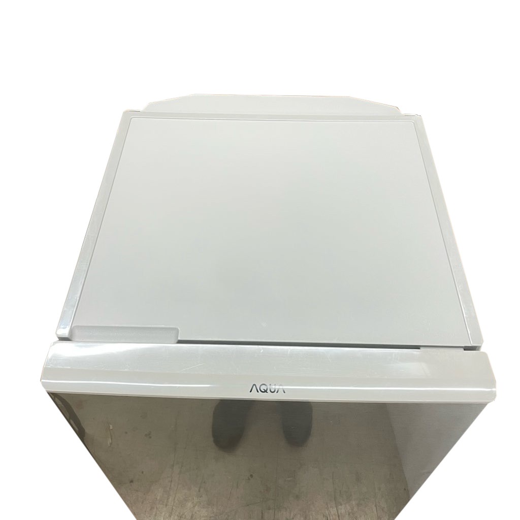 中古 126L スタイリッシュ 2ドア冷蔵庫 アクア AQR-13K-S 2021年製 