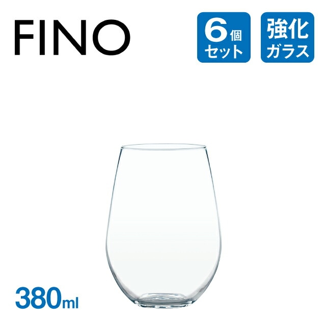 タンブラー 380ml 6個 フィーノ 東洋佐々木ガラス（B-21121CS）
