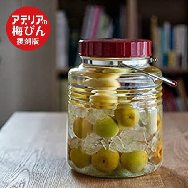復刻梅びん 3L レードル付き アデリア 石塚硝子（711-1）