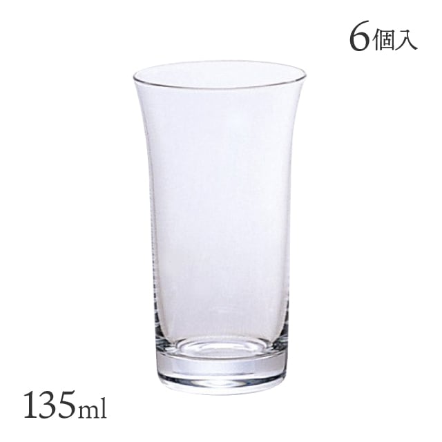 一口グラス H・AXクーレル 135ml 6個入 アデリア 石塚硝子（922）