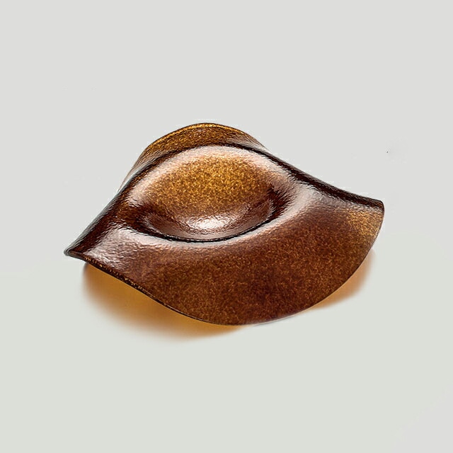 スタンドボール ブラウン 吉沼硝子（18-608BR）