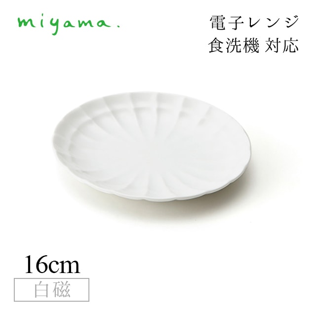 銘々皿 10枚セット すずね suzune 白磁 深山陶器 miyama（74-016-101）